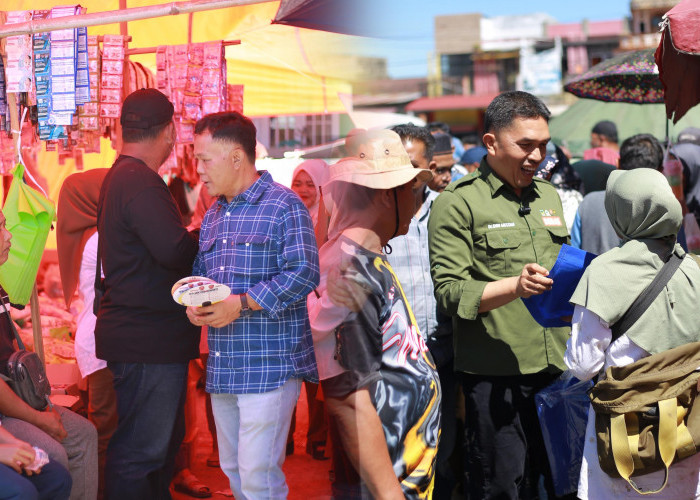 Deras Temui Pedagang di Pasar Tradisional Jujun Tampung Aspirasi Masyarakat 