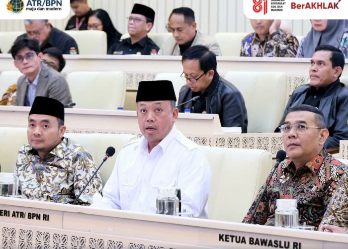 Menteri Nusron Laporkan Realisasi Anggaran Kementerian ATR/BPN Tahun 2025 kepada Komisi II DPR RI