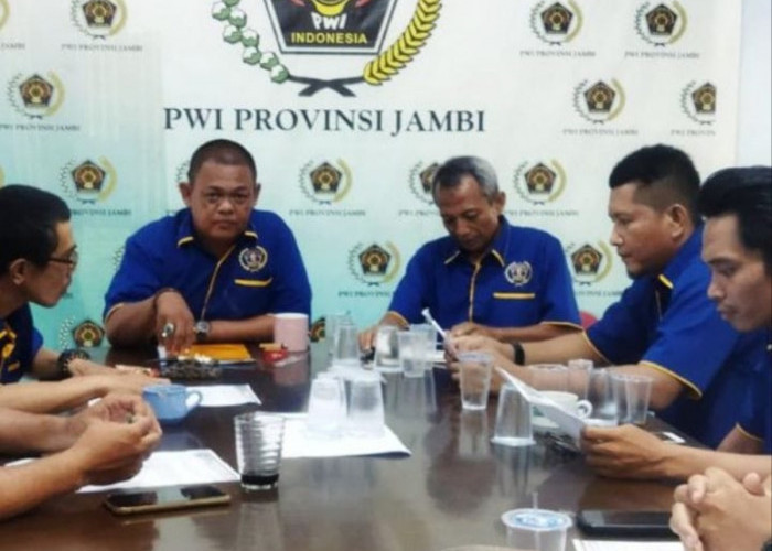 Matangkan Persiapan Raker SIWO PWI Provinsi Jambi ke-1, Panpel Lakukan Rapat