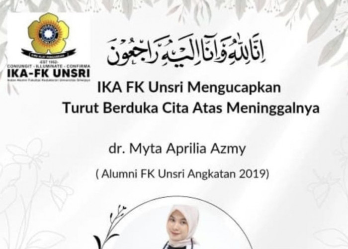 Dokter Muda Meninggal Saat Internship, IKA FK Unsri Turun Tangan: Dugaan Bullying Ikut Disorot!