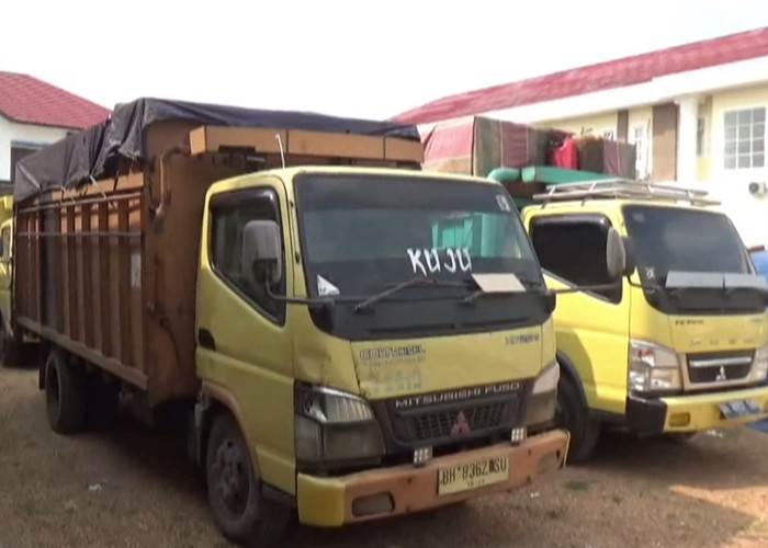 Langgar Instruksi Gubernur Jambi, 21 Truk Angkutan Batubara Diamankan Satlantas Polres Batanghari 