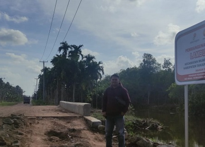 2 Jembatan yang Dibangun SKK Migas-PetroChina di Desa Lambur I, Memperlancar Transportasi