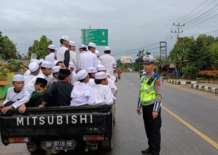 Mobil Bak Terbuka Pengangkut Penumpang di Tanjab Timur Dihentikan 