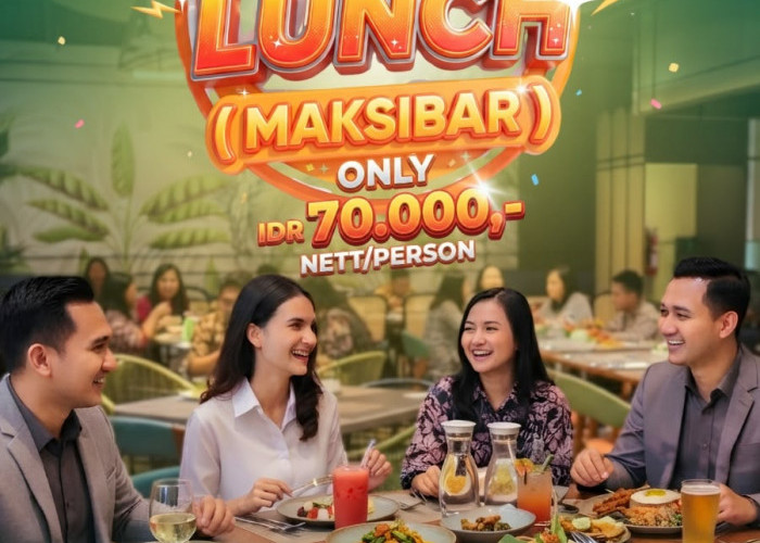 Cuma Rp70 Ribu Bisa Makan Siang Sepuasnya di Jambi, Promo 10.10 Luminor Hotel Digelar 10 Oktober