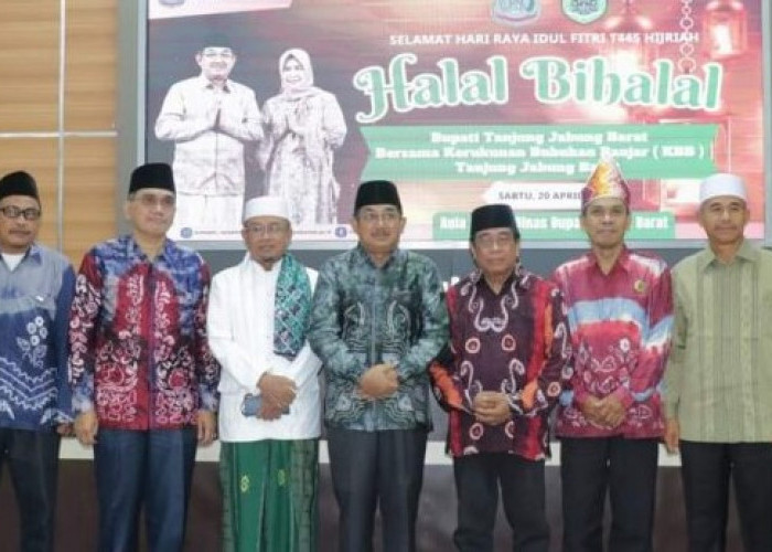 Gelar Halal Bihalal Bersama KBB Tanjabbar, Anwar Sadat : Untuk Pererat Tali Silaturahmi