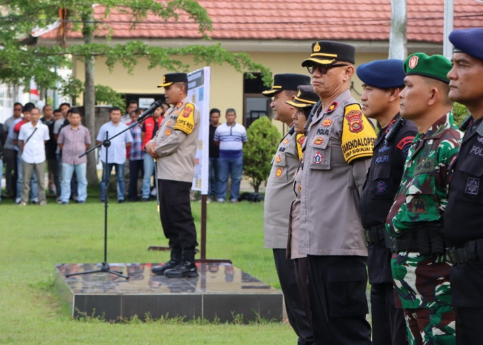 Polres Bungo Siapkan 600 Personel Gabungan untuk Amankan Rapat Pleno Tingkat Kabupaten 