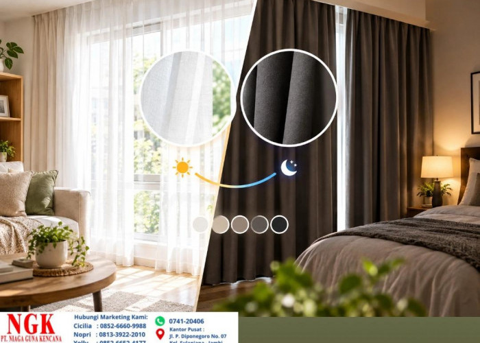 Tirai Tipis atau Blackout? Ini Perbedaan dan Cara Memilihnya untuk Rumah