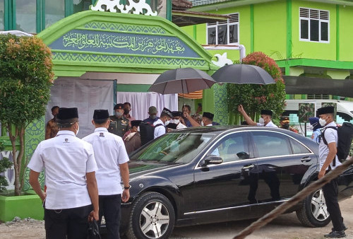 Wapres Ma'ruf Amin Sambangi Pondok Pesantren Al-Jauharen Seberang Kota Jambi