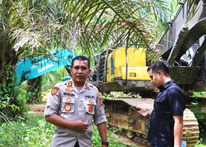 Masih Bandel! Polres Bungo Razia PETI di Timbolasi, 2 Unit Excavator Diamankan