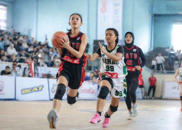 Laga Panas Sejak Tip-Off! Basket Putri SMAN 1 Kota Jambi Bungkam Titian Teras 29–14