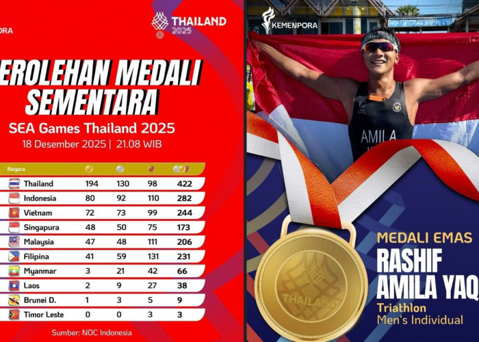 Pesta Emas Berlanjut, Triathlon Indonesia Tambah Dua Emas di SEA Games 2025