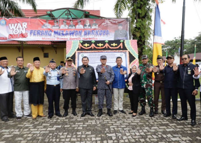 Bupati Bungo Bersama BNNP Jambi Gelar Penandatanganan Deklarasi Lawan Narkoba