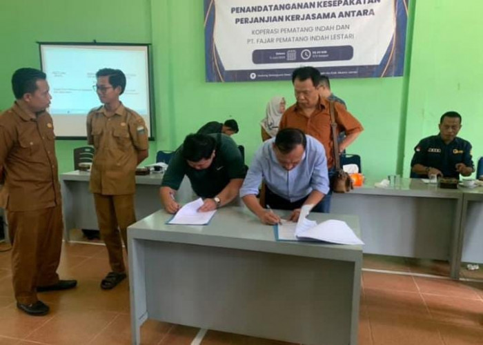 Koperasi Pematang Indah Lakukan Penandatanganan Kesepakatan Perjanjian Kerjasama dengan PT FPIL