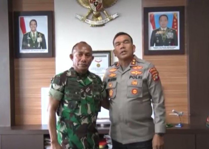 Oknum Polisi Jilat Kue Ulang Tahun untuk HUT TNI, Kapolda Papua Barat Langsung Temui Pangdam XVIII/Kasuari