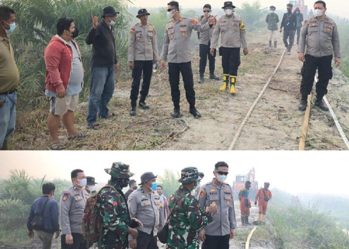 Api Belum Padam, Mereka Tetap Berjuang! Begini Cara Kapolres Muaro Jambi Jaga Personel di Tengah Karhutla