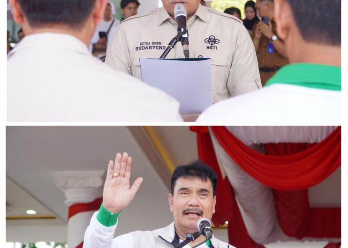  Wamentan Sudaryono Ceritakan Kedekatan SAH dengan Presiden Prabowo di Pelantikan HKTI Jambi