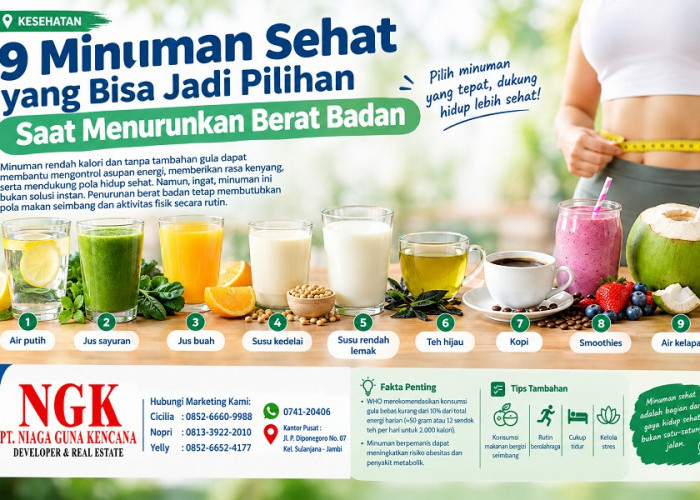 9 Minuman yang Bisa Jadi Pilihan Saat Menurunkan Berat Badan, Air Putih Paling Utama