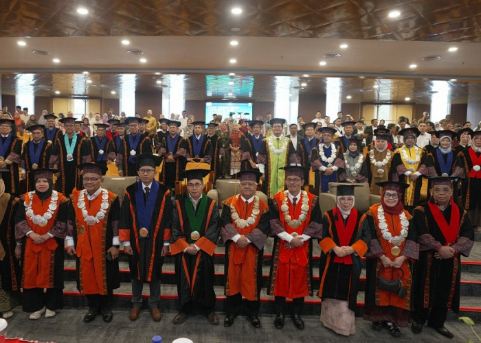  Perkuat Riset dan Akademik, Universitas Jambi Kukuhkan Tiga Guru Besar Baru