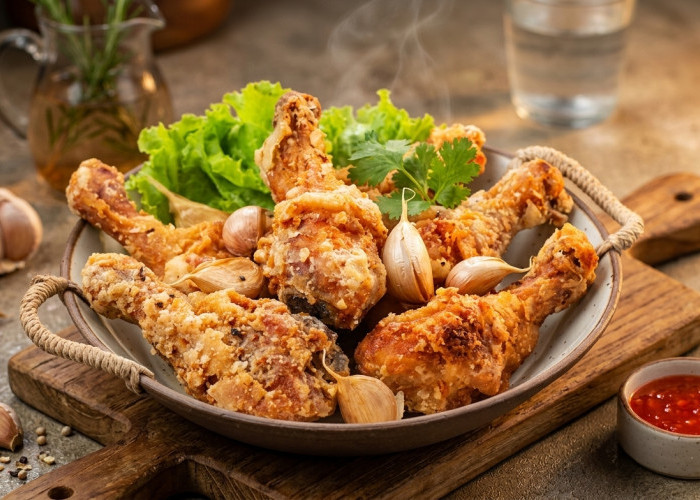 Resep Ayam Goreng Bawang Putih Renyah di Luar Juicy di Dalam khas Rumahan