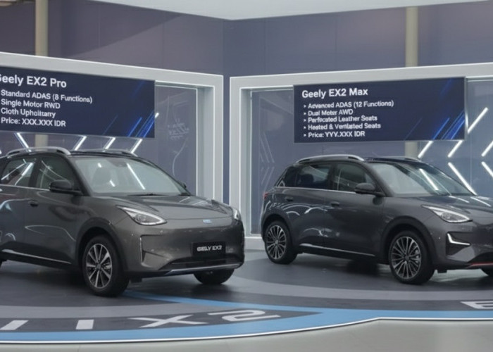 Geely EX2 Pro atau Max? Simak Perbedaan Fitur, Harga, dan Kenyamanannya