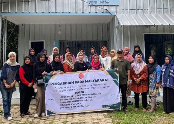 UNJA Latih Warga Desa Ibru Olah Tulang Ikan Jadi Pupuk Organik Ramah Lingkungan