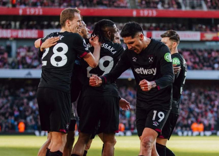 Hasil Liga Inggris: Arsenal Dipermalukan West Ham 0-1, Kartu Merah Jadi Biang Keladi?