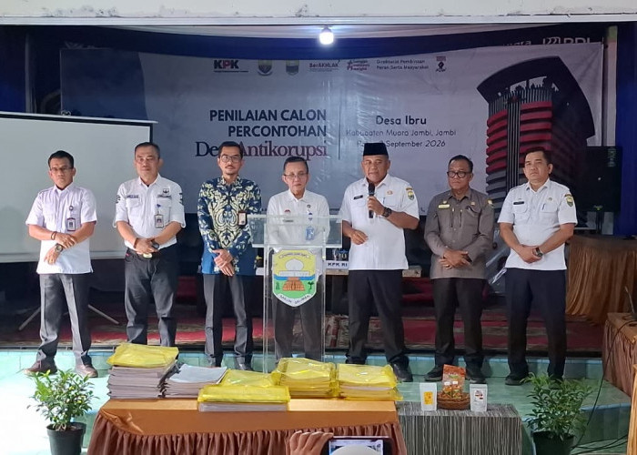 Desa Ibru Raih Nilai 99 Predikat Istimewa, Bupati Muaro Jambi Minta Jadi Contoh Desa Antikorupsi