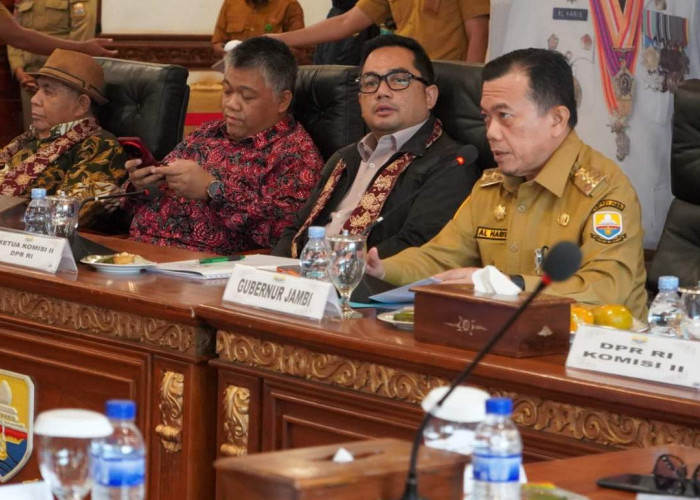 Gubernur Al Haris Sambut Komisi II DPR RI, Bahas PNBP Pertanahan dan Reforma Agraria di Jambi