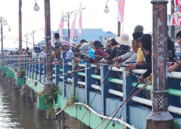 Ratusan Pemancing Padati WFC, Semarak Lomba Mancing Warnai Peringatan HUT RI dan HUT Tanjab Barat