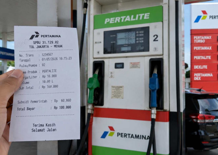 Struk SPBU Viral: Harga Asli Pertalite Rp16.088/Liter Sebelum Subsidi, Ini Penjelasan Pertamina