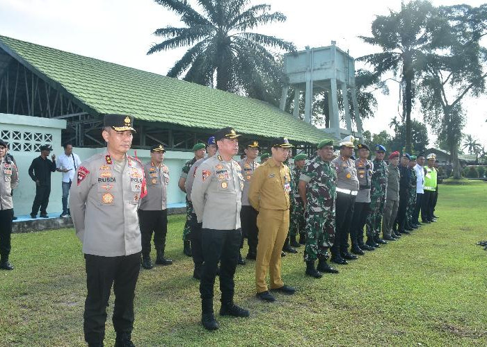 Presiden Jokowi Bakal Berkunjung ke Jambi, Kapolda Jambi Irjen Pol Rusdi Hartono Ikut Apel Pengamanan VVIP 