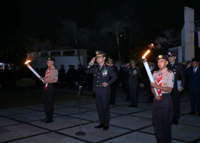 Kapolda Jambi Pimpin Renungan Suci Tengah Malam, Pesan Para Pahlawan Kembali Digaungkan