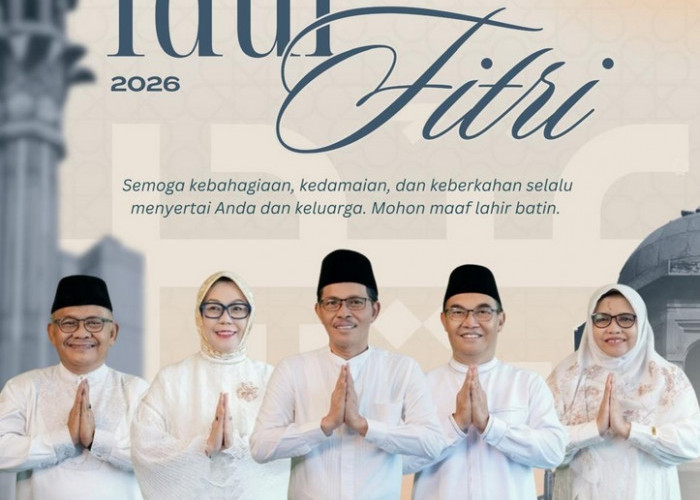 Rektor UNJA Ucapkan Idulfitri 1447 H, Ingatkan Pemudik Utamakan Keselamatan