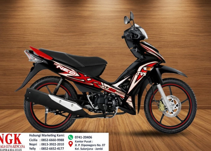 TVS Neo XR 110 Rilis Versi 2026, Bebek Irit Bensin yang Dijual Terjangkau