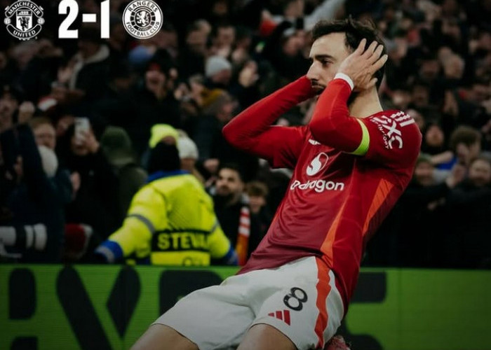 Dramatis! Bruno Fernandes Cetak Gol Kemenangan, Manchester United Menang 2-1 atas Rangers di Liga Europa!