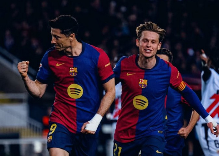 Hasil LaLiga: Barcelona 1-0 Rayo Vallecano, Blaugrana Salip Duo Madrid di Papan Atas!