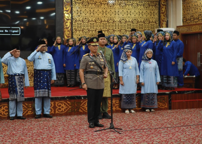 Kapolda Jambi Pimpin Upacara HUT ke-68 Provinsi Jambi 