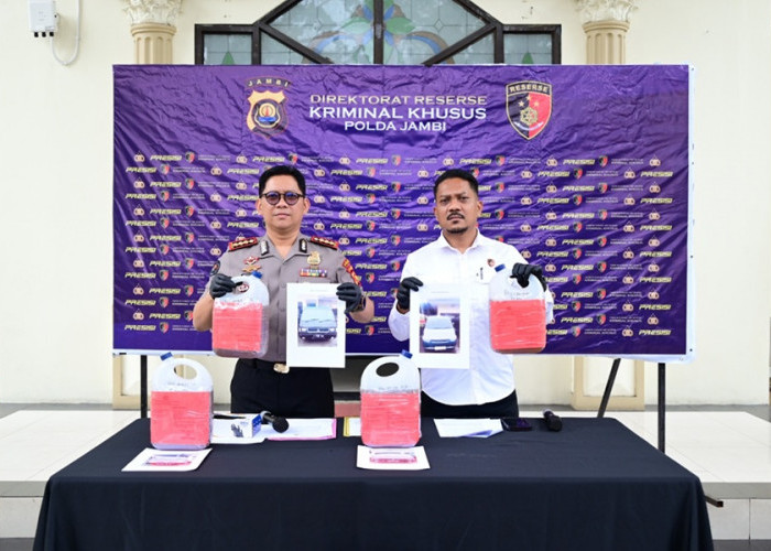 Terbongkar! Solar Subsidi Disedot untuk Tambang Emas Ilegal, Ditreskrimsus Polda Jambi Amankan 7 Orang dan Rat