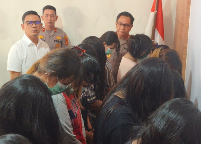 Operasi Pekat di Payosigadung, Polresta Jambi Amankan 17 Wanita asal Jawa Barat