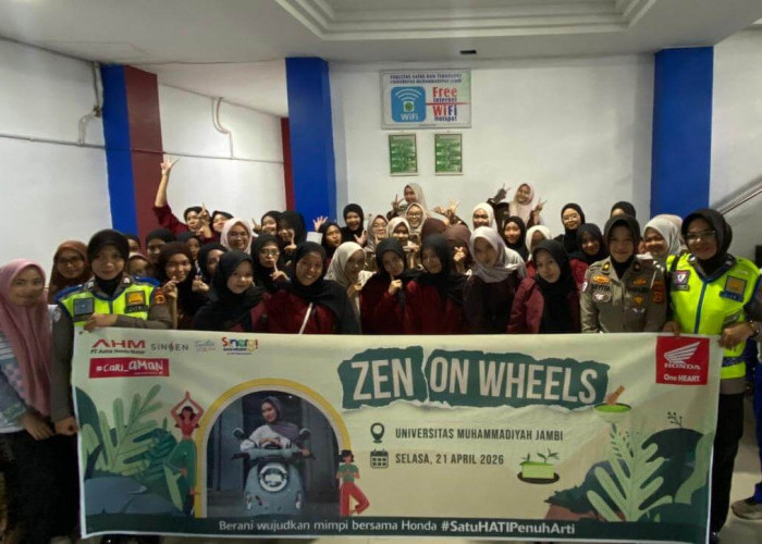 Honda Sinsen Ajak Perempuan Kuasai Safety Riding, Gelar Edukasi di Hari Kartini Bersama Polda Jambi 
