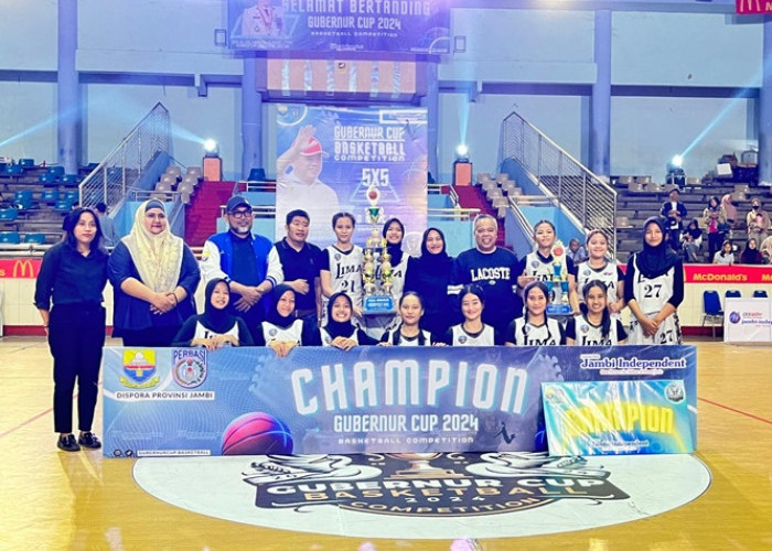 SMAN 5 Kota Jambi Champion Gubernur Cup Basketball 2024