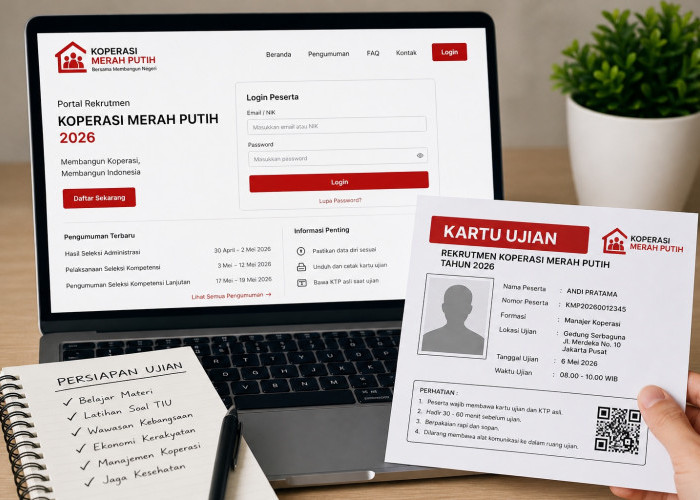 Lolos Administrasi? Segera Download Kartu Ujian Koperasi Merah Putih 2026