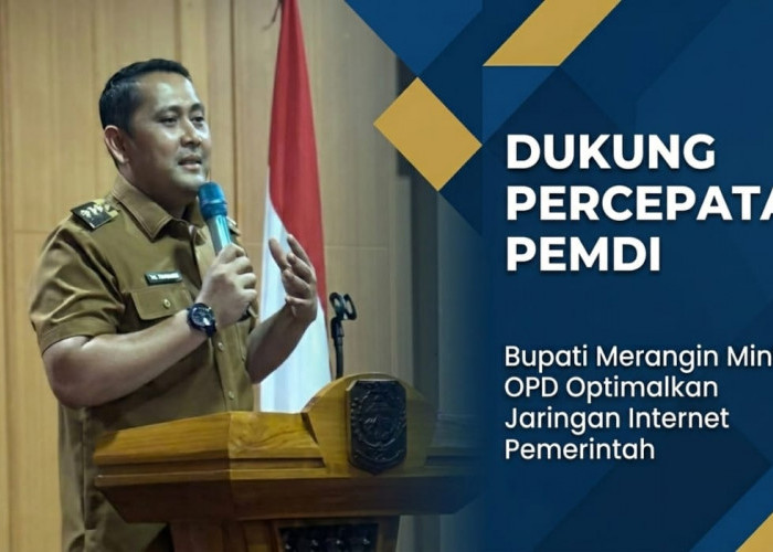 Bupati M Syukur Minta OPD Optimalkan Jaringan Internet Pemerintah