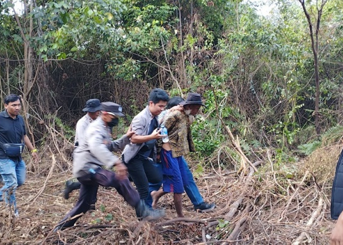 Pembakaran Lahan, Polres Tanjab Barat Tangkap Pak Janggut dan 2 Pelaku Lainnya