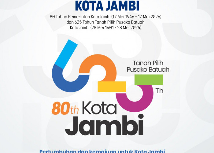 Dua Momentum Besar, Pemkot Jambi Rilis Logo HUT ke-80 dan 625 Tahun Kota Jambi