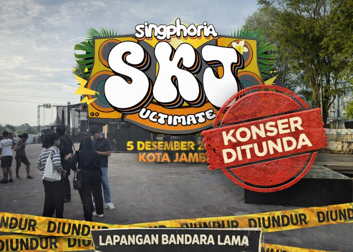 Konser Bandara Lama Jambi Tertunda Sejak 5 Desember, Publik Pertanyakan Penyebab dan Desak Refund Tiket!