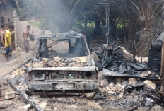 Gudang Warga di Merangin Terbakar Siang Bolong, Motor dan Mobil Hangus, Kerugian Capai Rp50 Juta