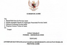 Kualitas Udara Jambi Memburuk, Gubernur Al Haris Keluarkan 10 Langkah Penting hingga Opsi Sekolah dari Rumah