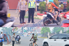Bagi Tugas Pantau dan Atur Lalu Lintas Pagi! Kapolda Jambi di Simpang Adipura, Wakapolda Turun ke Bukit Baling