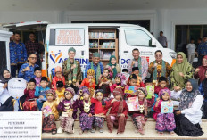 Askrindo Serahkan Mobil Pintar ke Pemkab Sarolangun, Bupati Hurmin Harap Jadi Media Edukasi Dorong Minat Baca